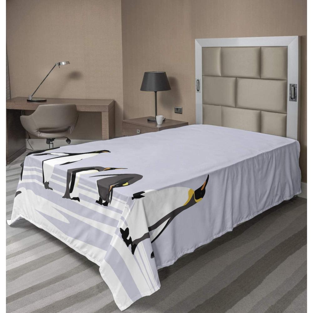 imageAmbesonne Horror Flat Sheet Splashes of Blood Grunge Style Bloodstain Horror Scary Zombie Halloween Themed Print Soft Comfortable Top Sheet Decorative Bedding 1 Piece Queen Size White RedWhite Lilac