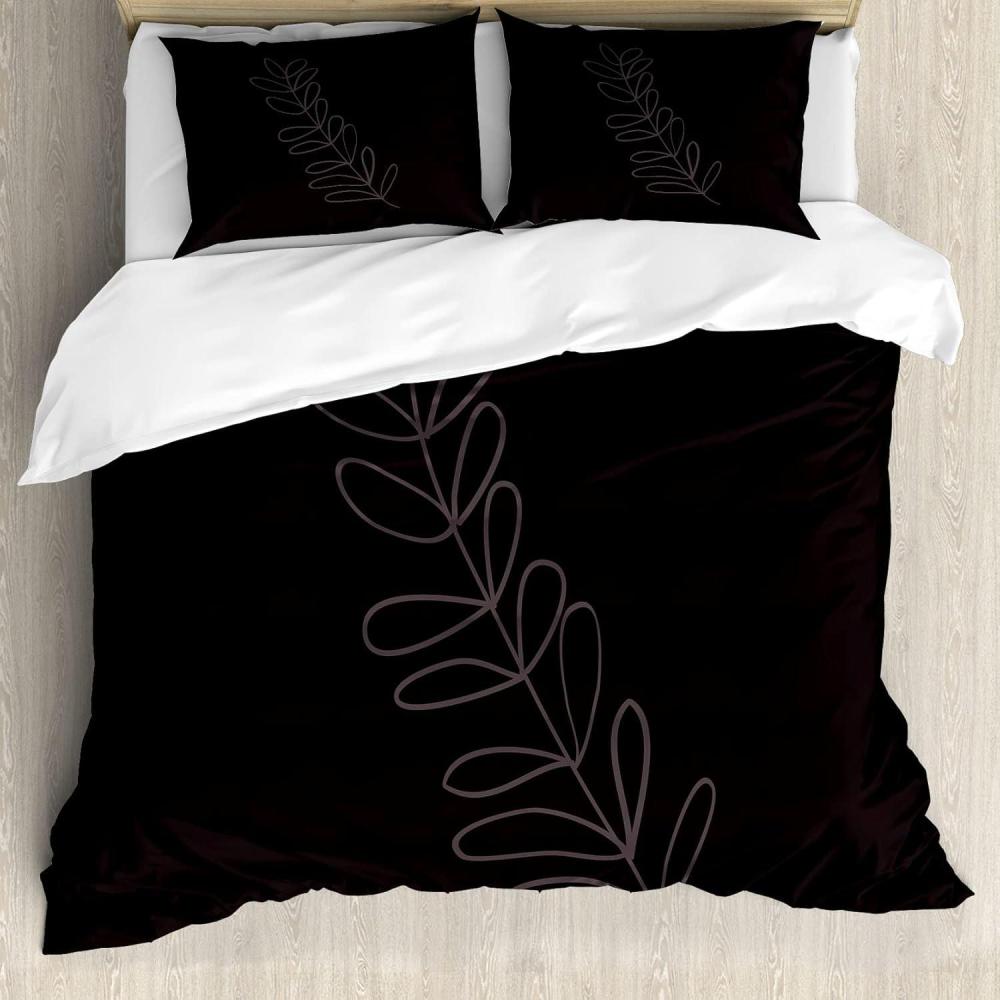 imageAmbesonne Love Duvet Cover Set Rounded Style Words with Hippie Retro Effect Romance Valentines Day 70s 80s Decorative 3 Piece Bedding Set with 2 Pillow Shams Queen Size Vermilion Pink WhiteDark Mauve and Taupe