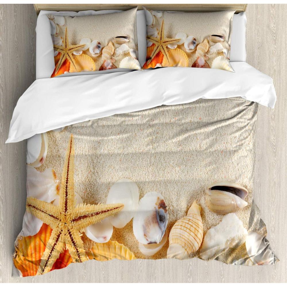 imageAmbesonne Love Duvet Cover Sets Cartoon Birds is Sitting on a Branch Bee Smiling Loving Valentine Bedding Set with 2 Duvet Covers amp 4 Pillowcases 2 Pack Queen Size Pale Pink Beige TaupeBeige Ivory Cream
