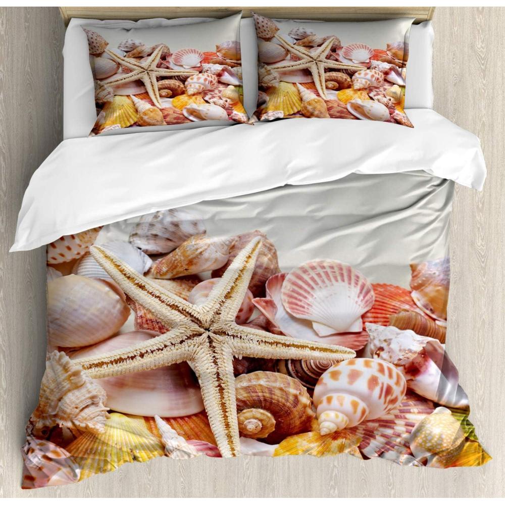 imageAmbesonne Love Duvet Cover Sets Cartoon Birds is Sitting on a Branch Bee Smiling Loving Valentine Bedding Set with 2 Duvet Covers amp 4 Pillowcases 2 Pack Queen Size Pale Pink Beige TaupeCoconut Cream Orange