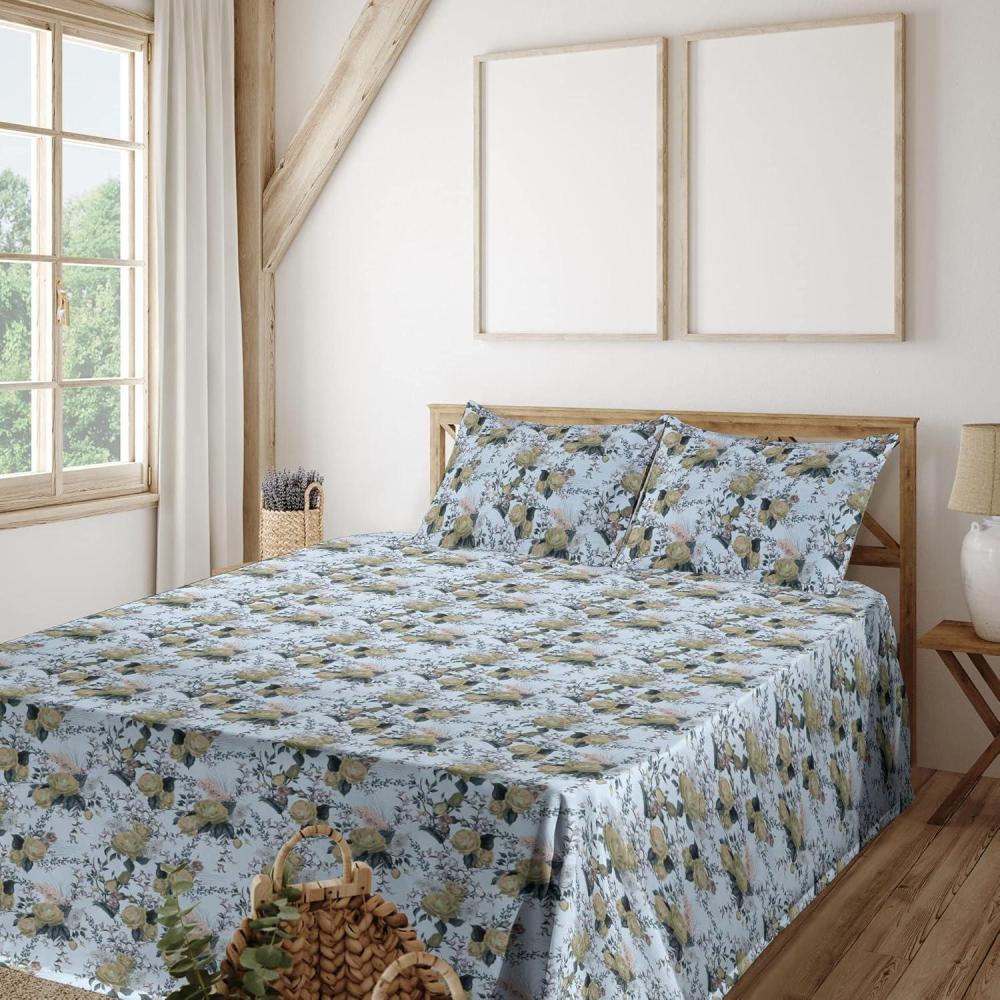 imageAmbesonne Valentines Day Sheet Set Heart Shape Love Affection Zebra Skin Pattern Monochrome Backdrop Fitted and Flat Sheet with Pillowcases Bedding Accent 4 Piece Set Queen Coral Charcoal GreyPale Azure Blue Evergreen
