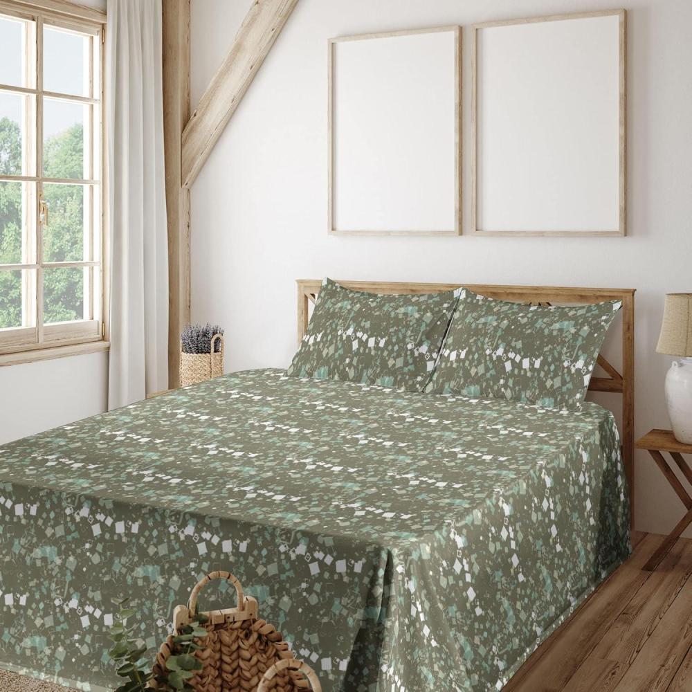 imageAmbesonne Valentines Day Sheet Set Heart Shape Love Affection Zebra Skin Pattern Monochrome Backdrop Fitted and Flat Sheet with Pillowcases Bedding Accent 4 Piece Set Queen Coral Charcoal GreyTaupe and Laurel Green