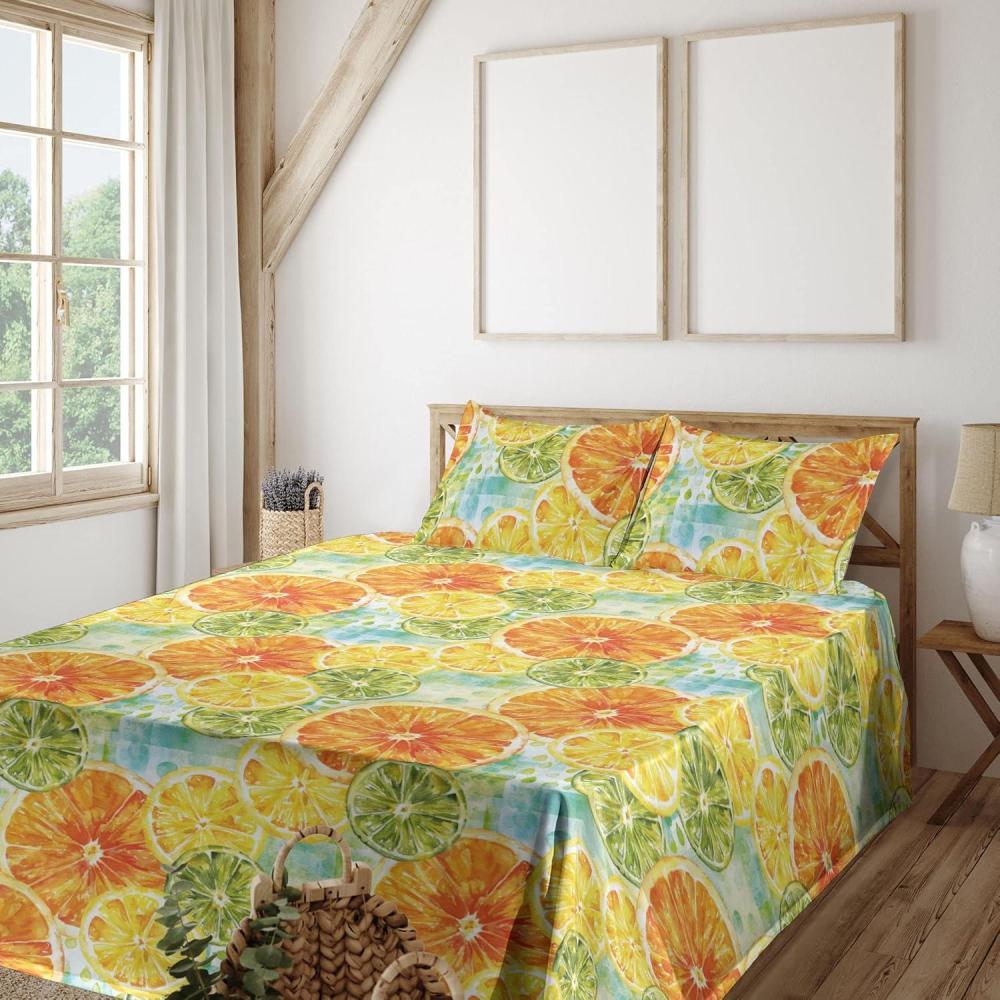 imageAmbesonne Valentines Day Sheet Set Heart Shape Love Affection Zebra Skin Pattern Monochrome Backdrop Fitted and Flat Sheet with Pillowcases Bedding Accent 4 Piece Set Queen Coral Charcoal GreyYellow Marigold and Green