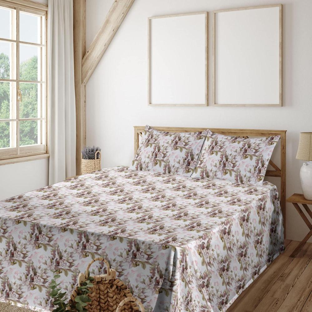 imageAmbesonne Valentines Day Sheet Set Heart Shape Love Affection Zebra Skin Pattern Monochrome Backdrop Fitted and Flat Sheet with Pillowcases Bedding Accent 4 Piece Set Queen Coral Charcoal GreyPale Mauve Reseda Green