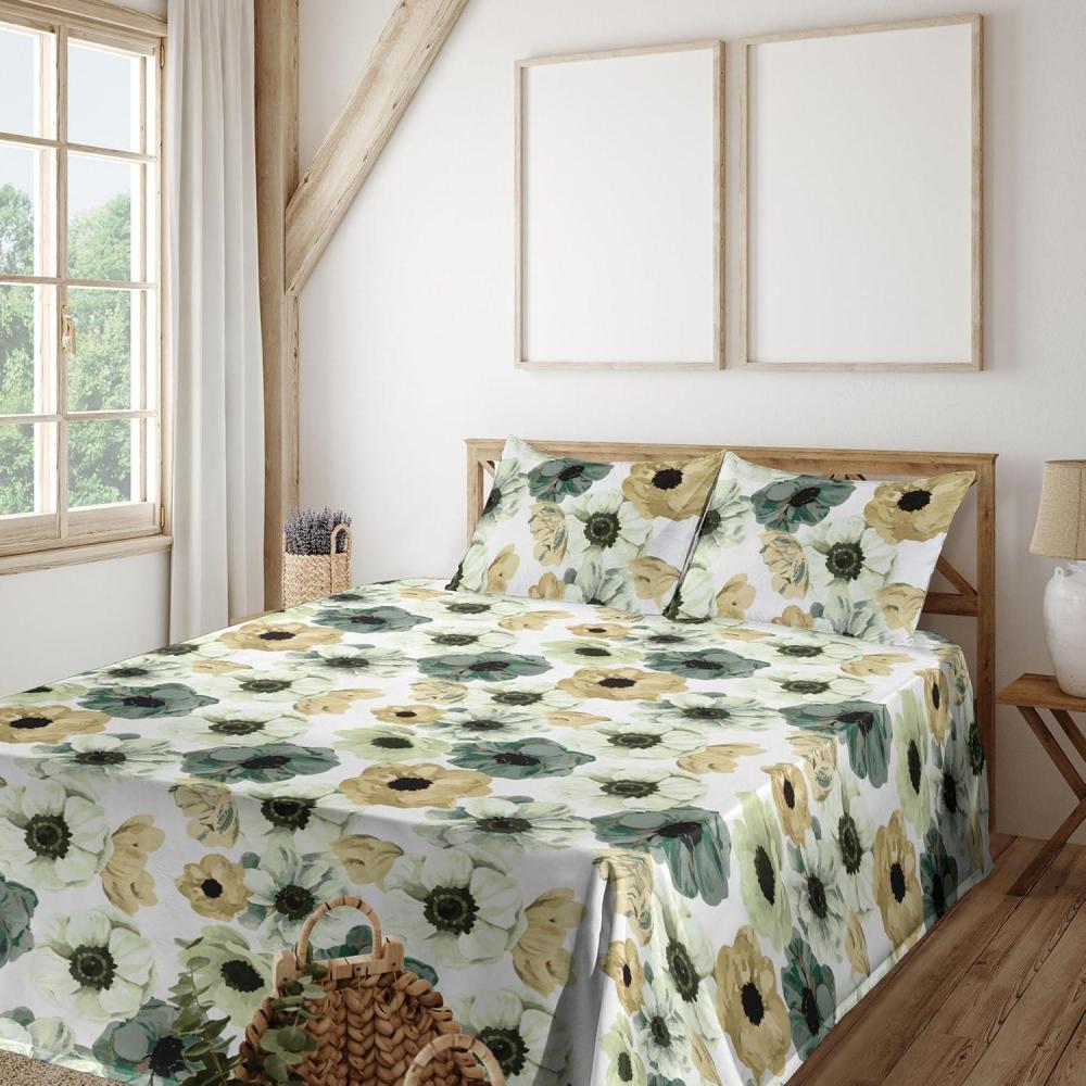 imageAmbesonne Vintage Sheet Set Valentines Day Theme Art with Monochrome Roses Retro Style Ornament Fitted and Flat Sheet with Pillowcases Bedding Accent 4 Piece Set Full Charcoal Grey and WhiteAlmond Green Dark Mustard