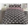 Ambesonne Floral Duvet Cover Set, Roses for Valentine Love Team Holiday Celebration Botanical Artwork on Hue Back, Reversible 3 Piece Bedding Set with 2 Pillow Shams, Queen, Dimgray Blush(Charcoal Grey Warm Taupe)