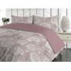 Ambesonne Floral Duvet Cover Set, Roses for Valentine Love Team Holiday Celebration Botanical Artwork on Hue Back, Reversible 3 Piece Bedding Set with 2 Pillow Shams, Queen, Dimgray Blush(Pale Purpleblue and Eggshell)