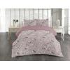 Ambesonne Floral Duvet Cover Set, Roses for Valentine Love Team Holiday Celebration Botanical Artwork on Hue Back, Reversible 3 Piece Bedding Set with 2 Pillow Shams, Queen, Dimgray Blush(Purple Grey and Fern Green)