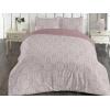Ambesonne Floral Duvet Cover Set, Roses for Valentine Love Team Holiday Celebration Botanical Artwork on Hue Back, Reversible 3 Piece Bedding Set with 2 Pillow Shams, Queen, Dimgray Blush(Pale Purpleblue White)