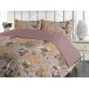 Ambesonne Floral Duvet Cover Set, Roses for Valentine Love Team Holiday Celebration Botanical Artwork on Hue Back, Reversible 3 Piece Bedding Set with 2 Pillow Shams, Queen, Dimgray Blush(Purple Grey and Amber)