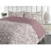 Ambesonne Floral Duvet Cover Set, Roses for Valentine Love Team Holiday Celebration Botanical Artwork on Hue Back, Reversible 3 Piece Bedding Set with 2 Pillow Shams, Queen, Dimgray Blush(Pale Purpleblue Off White)