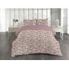 Ambesonne Floral Duvet Cover Set, Roses for Valentine Love Team Holiday Celebration Botanical Artwork on Hue Back, Reversible 3 Piece Bedding Set with 2 Pillow Shams, Queen, Dimgray Blush(Green Brown White Coral)