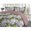 Ambesonne Floral Duvet Cover Set, Roses for Valentine Love Team Holiday Celebration Botanical Artwork on Hue Back, Reversible 3 Piece Bedding Set with 2 Pillow Shams, Queen, Dimgray Blush(Fern Green Pale Grey)