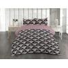 Ambesonne Floral Duvet Cover Set, Roses for Valentine Love Team Holiday Celebration Botanical Artwork on Hue Back, Reversible 3 Piece Bedding Set with 2 Pillow Shams, Queen, Dimgray Blush(Charcoal Grey Warm Taupe)
