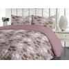 Ambesonne Floral Duvet Cover Set, Roses for Valentine Love Team Holiday Celebration Botanical Artwork on Hue Back, Reversible 3 Piece Bedding Set with 2 Pillow Shams, Queen, Dimgray Blush(Pale Purpleblue Burgundy)