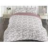 Ambesonne Floral Duvet Cover Set, Roses for Valentine Love Team Holiday Celebration Botanical Artwork on Hue Back, Reversible 3 Piece Bedding Set with 2 Pillow Shams, Queen, Dimgray Blush(Pale Mauve Taupe White)