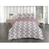 Ambesonne Floral Duvet Cover Set, Roses for Valentine Love Team Holiday Celebration Botanical Artwork on Hue Back, Reversible 3 Piece Bedding Set with 2 Pillow Shams, Queen, Dimgray Blush(Dark Taupe Grey White)