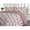 Ambesonne Floral Duvet Cover Set, Roses for Valentine Love Team Holiday Celebration Botanical Artwork on Hue Back, Reversible 3 Piece Bedding Set with 2 Pillow Shams, Queen, Dimgray Blush(Maroon Mauve and Ivory)