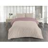 Ambesonne Floral Duvet Cover Set, Roses for Valentine Love Team Holiday Celebration Botanical Artwork on Hue Back, Reversible 3 Piece Bedding Set with 2 Pillow Shams, Queen, Dimgray Blush(Warm Taupe White)