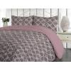 Ambesonne Floral Duvet Cover Set, Roses for Valentine Love Team Holiday Celebration Botanical Artwork on Hue Back, Reversible 3 Piece Bedding Set with 2 Pillow Shams, Queen, Dimgray Blush(Warm Taupe and Slate Blue)