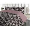 Ambesonne Floral Duvet Cover Set, Roses for Valentine Love Team Holiday Celebration Botanical Artwork on Hue Back, Reversible 3 Piece Bedding Set with 2 Pillow Shams, Queen, Dimgray Blush(Charcoal Grey Warm Taupe)