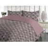 Ambesonne Floral Duvet Cover Set, Roses for Valentine Love Team Holiday Celebration Botanical Artwork on Hue Back, Reversible 3 Piece Bedding Set with 2 Pillow Shams, Queen, Dimgray Blush(Warm Taupe and Slate Blue)