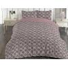 Ambesonne Floral Duvet Cover Set, Roses for Valentine Love Team Holiday Celebration Botanical Artwork on Hue Back, Reversible 3 Piece Bedding Set with 2 Pillow Shams, Queen, Dimgray Blush(Warm Taupe and Slate Blue)