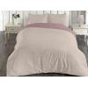 Ambesonne Floral Duvet Cover Set, Roses for Valentine Love Team Holiday Celebration Botanical Artwork on Hue Back, Reversible 3 Piece Bedding Set with 2 Pillow Shams, Queen, Dimgray Blush(Warm Taupe White)
