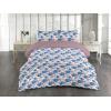 Ambesonne Floral Duvet Cover Set, Roses for Valentine Love Team Holiday Celebration Botanical Artwork on Hue Back, Reversible 3 Piece Bedding Set with 2 Pillow Shams, Queen, Dimgray Blush(Sky Blue Eggplant White)