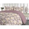 Ambesonne Floral Duvet Cover Set, Roses for Valentine Love Team Holiday Celebration Botanical Artwork on Hue Back, Reversible 3 Piece Bedding Set with 2 Pillow Shams, Queen, Dimgray Blush(Pale Purpleblue Blush)
