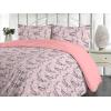 Ambesonne Floral Duvet Cover Set, Roses for Valentine Love Team Holiday Celebration Botanical Artwork on Hue Back, Reversible 3 Piece Bedding Set with 2 Pillow Shams, Queen, Dimgray Blush(Soft Pink Umber and Indigo)