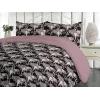 Ambesonne Floral Duvet Cover Set, Roses for Valentine Love Team Holiday Celebration Botanical Artwork on Hue Back, Reversible 3 Piece Bedding Set with 2 Pillow Shams, Queen, Dimgray Blush(Charcoal Grey Warm Taupe)