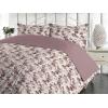 Ambesonne Floral Duvet Cover Set, Roses for Valentine Love Team Holiday Celebration Botanical Artwork on Hue Back, Reversible 3 Piece Bedding Set with 2 Pillow Shams, Queen, Dimgray Blush(Maroon Mauve and Ivory)
