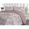 Ambesonne Floral Duvet Cover Set, Roses for Valentine Love Team Holiday Celebration Botanical Artwork on Hue Back, Reversible 3 Piece Bedding Set with 2 Pillow Shams, Queen, Dimgray Blush(Pale Purpleblue and Eggshell)