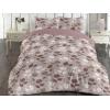 Ambesonne Floral Duvet Cover Set, Roses for Valentine Love Team Holiday Celebration Botanical Artwork on Hue Back, Reversible 3 Piece Bedding Set with 2 Pillow Shams, Queen, Dimgray Blush(Pale Purpleblue Burgundy)