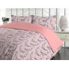 Ambesonne Floral Duvet Cover Set, Roses for Valentine Love Team Holiday Celebration Botanical Artwork on Hue Back, Reversible 3 Piece Bedding Set with 2 Pillow Shams, Queen, Dimgray Blush(Soft Pink Umber and Indigo)