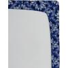 Ambesonne Floral Fitted Sheet, Roses for Valentine Love Team Holiday Celebration Botanical Artwork on Hue Back, Decorative Soft Fabric Bedding All-Round Elastic Pocket, Queen Size, Dimgray Blush(Cobalt Blue and Pale Grey)