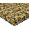 Ambesonne Floral Fitted Sheet, Roses for Valentine Love Team Holiday Celebration Botanical Artwork on Hue Back, Decorative Soft Fabric Bedding All-Round Elastic Pocket, Queen Size, Dimgray Blush(Mustard and Charcoal Grey)