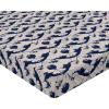 Ambesonne Floral Fitted Sheet, Roses for Valentine Love Team Holiday Celebration Botanical Artwork on Hue Back, Decorative Soft Fabric Bedding All-Round Elastic Pocket, Queen Size, Dimgray Blush(Night Blue and Pearl)