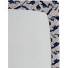 Ambesonne Floral Fitted Sheet, Roses for Valentine Love Team Holiday Celebration Botanical Artwork on Hue Back, Decorative Soft Fabric Bedding All-Round Elastic Pocket, Queen Size, Dimgray Blush(Night Blue and Pearl)