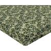 Ambesonne Floral Fitted Sheet, Roses for Valentine Love Team Holiday Celebration Botanical Artwork on Hue Back, Decorative Soft Fabric Bedding All-Round Elastic Pocket, Queen Size, Dimgray Blush(Pale Green and Hunter Green)