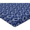 Ambesonne Floral Fitted Sheet, Roses for Valentine Love Team Holiday Celebration Botanical Artwork on Hue Back, Decorative Soft Fabric Bedding All-Round Elastic Pocket, Queen Size, Dimgray Blush(Cobalt Blue and Pale Grey)