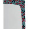 Ambesonne Floral Fitted Sheet, Roses for Valentine Love Team Holiday Celebration Botanical Artwork on Hue Back, Decorative Soft Fabric Bedding All-Round Elastic Pocket, Queen Size, Dimgray Blush(Cadet Blue Dark Pink)