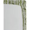 Ambesonne Floral Fitted Sheet, Roses for Valentine Love Team Holiday Celebration Botanical Artwork on Hue Back, Decorative Soft Fabric Bedding All-Round Elastic Pocket, Queen Size, Dimgray Blush(Pale Olive Green and White)
