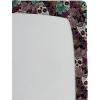 Ambesonne Floral Fitted Sheet, Roses for Valentine Love Team Holiday Celebration Botanical Artwork on Hue Back, Decorative Soft Fabric Bedding All-Round Elastic Pocket, Queen Size, Dimgray Blush(Purple Almond Green)
