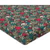 Ambesonne Floral Fitted Sheet, Roses for Valentine Love Team Holiday Celebration Botanical Artwork on Hue Back, Decorative Soft Fabric Bedding All-Round Elastic Pocket, Queen Size, Dimgray Blush(Ivory and Dark Coral)