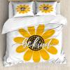 Marigold and White