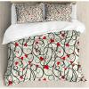 Eggshell Vermilion Black