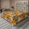 Marigold Dark Tan and Beige