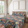 Violet Blue Teal and Orange